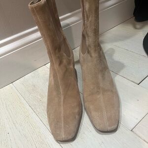 Ann Taylor Tan Ankle Boots
